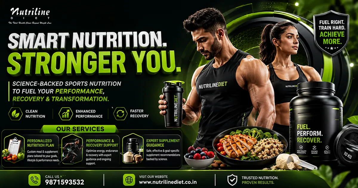 Sports Nutrition Expert in Noida | Certified Sports Dietitian for Athletes & Fitness Goals – Nutriline Diet