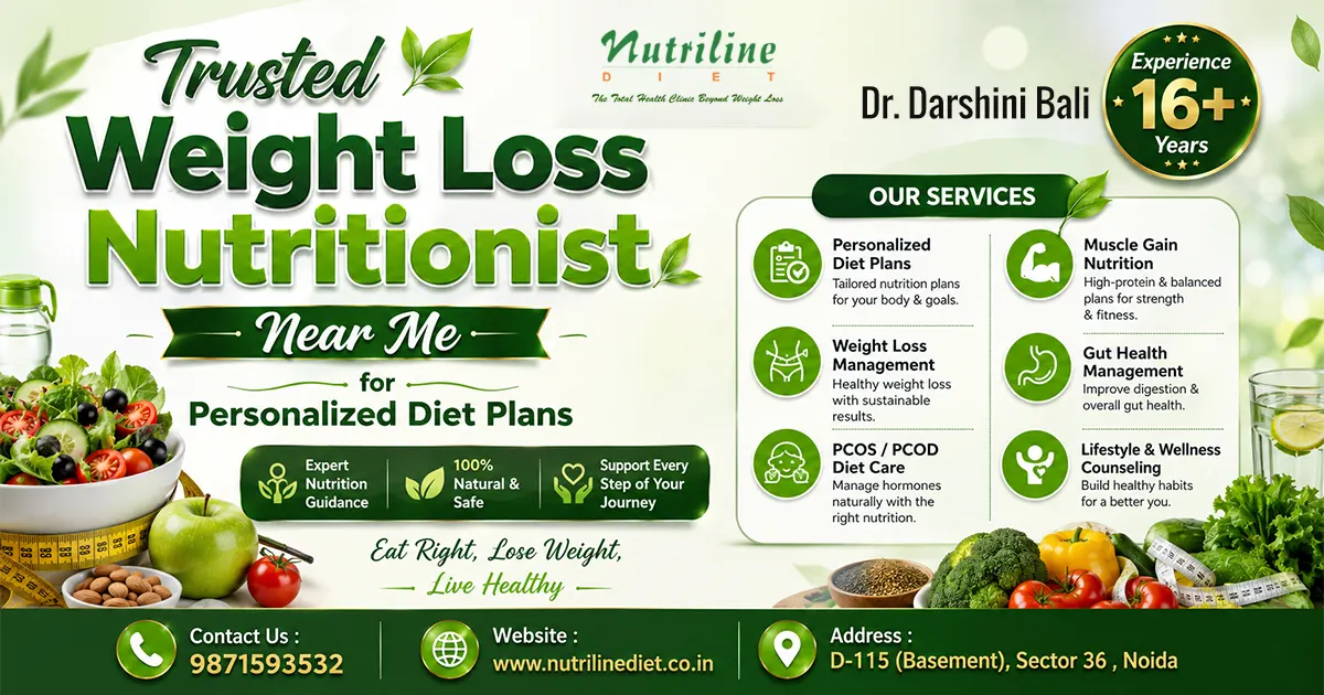 weight loss nutritionist near me in Sector 28 Noida - Nutriline Diet clinic