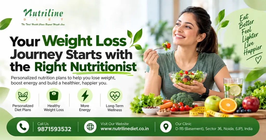 Nutritionist Near Me for Weight Loss in Noida | Nutrilinediet