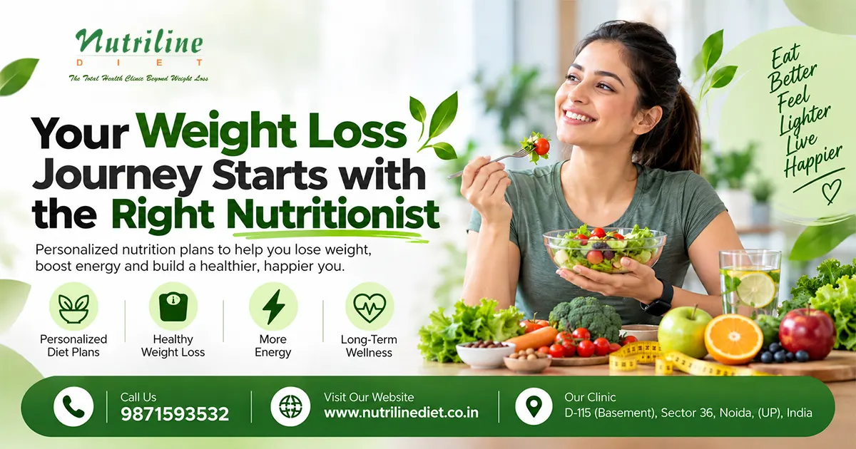 Nutritionist Near Me for Weight Loss in Noida | Nutrilinediet